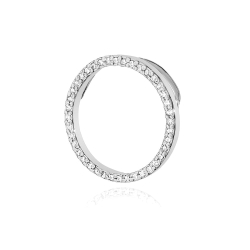 Zawieszka z białego złota 585 z diamentami 0,20ct The Diamonds