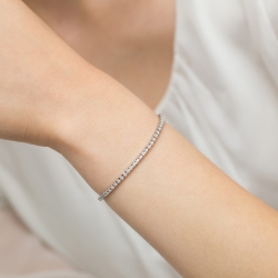 Bransoletka z białego złota 585 z diamentami 1,77ct The Diamonds