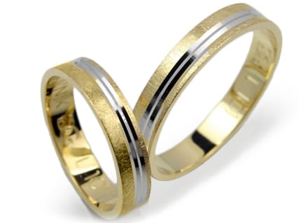 Przejdź do produktu Obrączki ślubne z żółtego złota 333 płaskie 4mm Lux L101