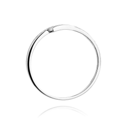 Pierścionek zaręczynowy z białego złota z diamentami 0,02ct Fire Of Love