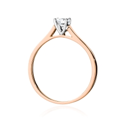 Pierścionek zaręczynowy z różowego złota z diamentem 0,50ct Fire Of Love