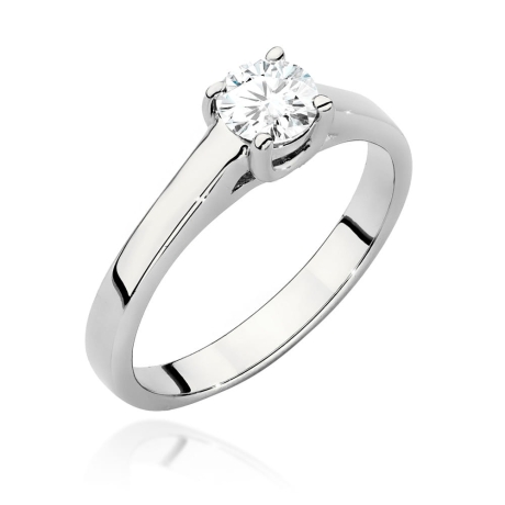 Przejdź do produktu Pierścionek zaręczynowy z białego złota z diamentem 0,50ct Fire Of Love