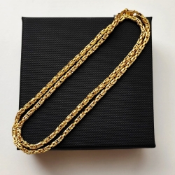 Łańcuszek złoty - królewski - 50cm - 2,5mm (waga: 10,12g)