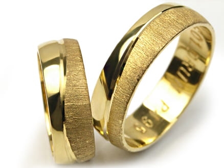 Przejdź do produktu Obrączki ślubne z żółtego złota półokrągłe 6mm Premium