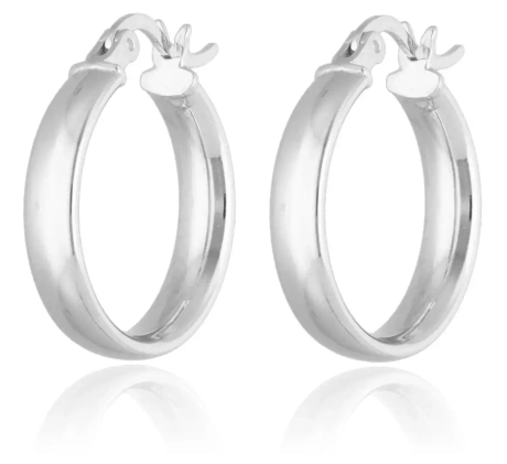 Przejdź do produktu Szerokie srebrne kółeczka