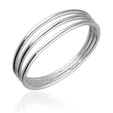 Przejdź do produktu Potrójny srebrny pierścionek 