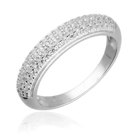 Przejdź do produktu Srebrny pierścionek z cyrkoniami 