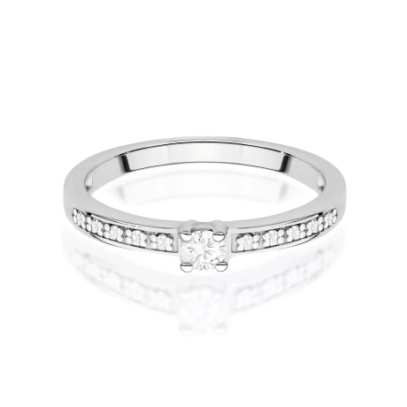 Przejdź do produktu Pierścionek BW0288 Diament Laboratoryjny 0,08ct białe złoto