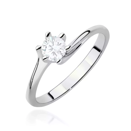 Przejdź do produktu Pierścionek BW0423 Diament Laboratoryjny 0,50ct białe złoto 