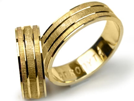 Przejdź do produktu Obrączki ślubne z żółtego złota płaskie 6mm Premium