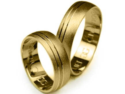 Przejdź do produktu Obrączki ślubne z żółtego złota półokrągłe 6mm Premium