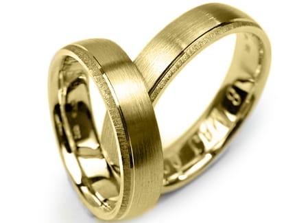 Przejdź do produktu Obrączki ślubne z żółtego złota półokrągłe 6mm Premium