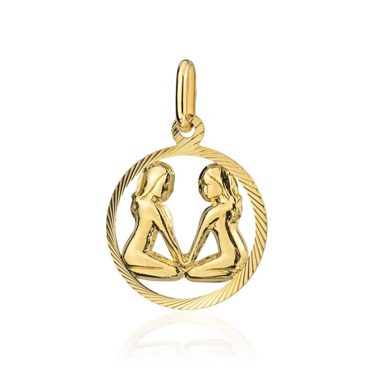 Zawieszka znak zodiaku BLIŹNIĘTA
