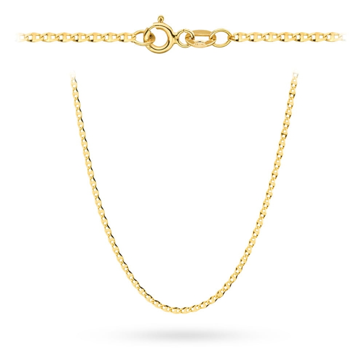 Łańcuszek złoty pr. 585 - splot gucci 55cm (Gramatura: 2.18)