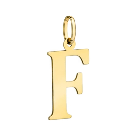 Przejdź do produktu Zawieszka złota literka F duża 