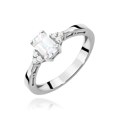 Przejdź do produktu Pierścionek BW0002 Diament Laboratoryjny 0,60ct białe złoto
