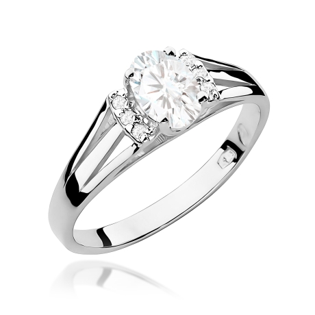 Przejdź do produktu Pierścionek BW0005 Diament laboratoryjny 0,40ct białe złoto