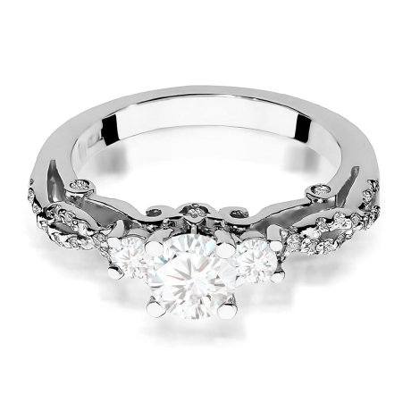 Przejdź do produktu Pierścionek BW0023 Diament Laboratoryjny 0,70ct białe złoto 