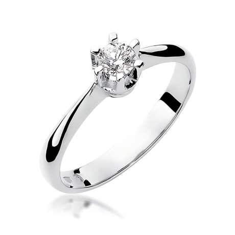 Przejdź do produktu Pierścionek BW0036 Diament Laboratoryjny 0,25ct białe złoto