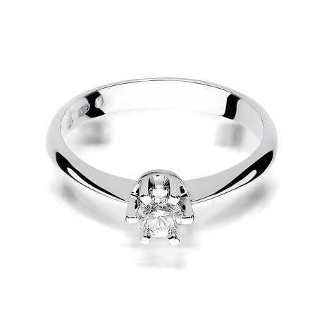 Przejdź do produktu Pierścionek BW0036 Diament Laboratoryjny 0,25ct białe złoto