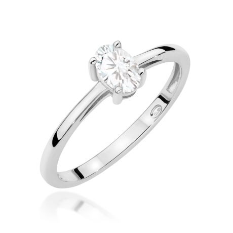 Przejdź do produktu Pierścionek BW0685 Diament Laboratoryjny 0,40ct białe złoto