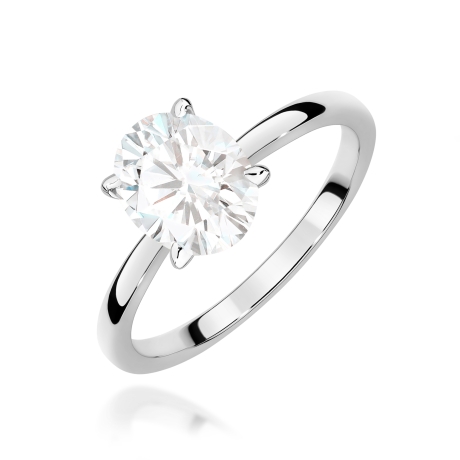Przejdź do produktu Pierścionek BW0688 Diament Laboratoryjny 1,50ct białe złoto  