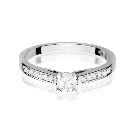 Przejdź do produktu Pierścionek BW0052 Diament Laboratoryjny 0,30ct białe złoto   