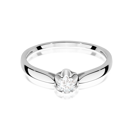 Przejdź do produktu Pierścionek BW0062 Diament Laboratoryjny 0,15ct białe złoto   