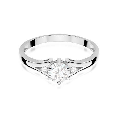 Przejdź do produktu Pierścionek GW0076 Diament Laboratoryjny 0,50ct białe złoto      