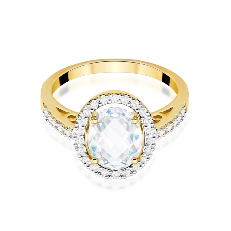 Przejdź do produktu Pierścionek BW0080 Diament Laboratoryjny 1,90ct żółte złoto  