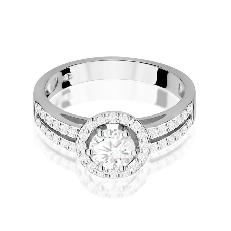 Przejdź do produktu Pierścionek BW0087 Diament Laboratoryjny 0,50ct białe złoto  