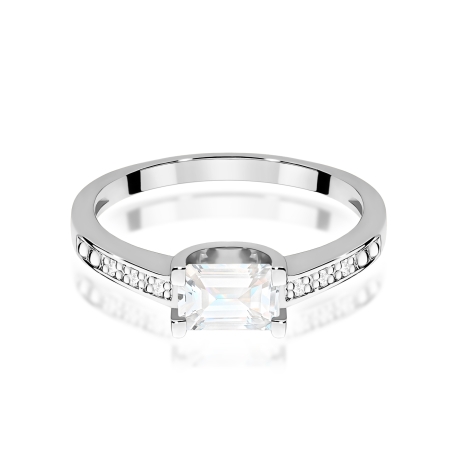 Przejdź do produktu Pierścionek BW0105 Diament Laboratoryjny 0,60ct białe złoto  