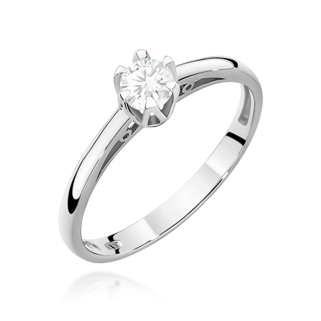 Przejdź do produktu Pierścionek BW0133 Diament Laboratoryjny 0,15ct białe złoto 