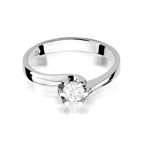 Przejdź do produktu Pierścionek BW0163 Diament Laboratoryjny 0,30ct białe złoto  