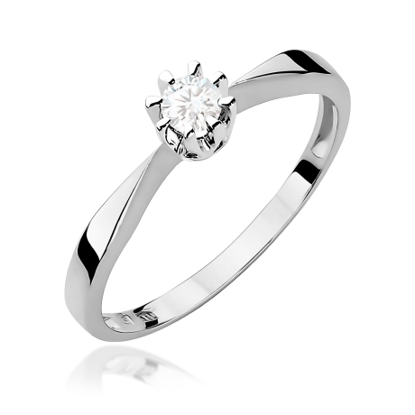 Przejdź do produktu Pierścionek BW0173 Diament Laboratoryjny 0,15ct białe złoto  