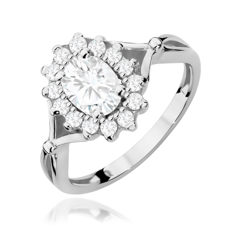 Przejdź do produktu Pierścionek BW0182 Diament Laboratoryjny 0,70ct białe złoto  