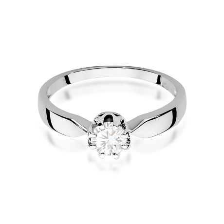 Przejdź do produktu Pierścionek BW0228 Diament Laboratoryjny 0,50ct białe złoto  