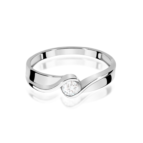 Przejdź do produktu Pierścionek BW0278 Diament Laboratoryjny 0,15ct białe złoto     