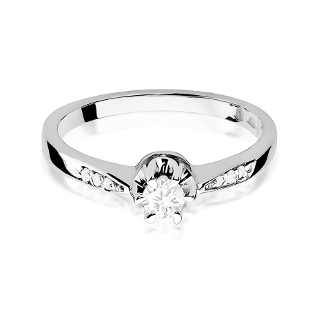 Przejdź do produktu Pierścionek BW0291 Diament Laboratoryjny 0,20ct białe złoto   