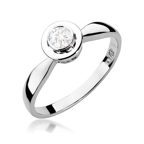 Przejdź do produktu Pierścionek BW0294 Diament Laboratoryjny 0,25ct białe złoto      
