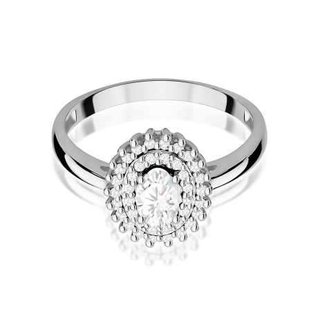Przejdź do produktu Pierścionek BW0303 Diament Laboratoryjny 0,40ct białe złoto    