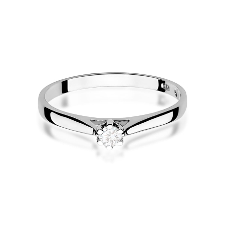 Przejdź do produktu Pierścionek BW0311 Diament Laboratoryjny 0,10ct białego złoto   
