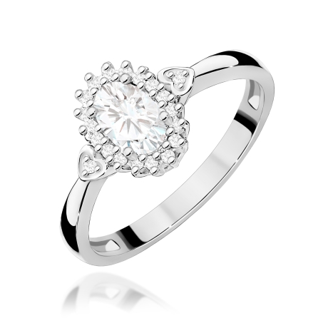 Przejdź do produktu Pierścionek BW0312 Diament Laboratoryjny 0,40ct białe złoto    