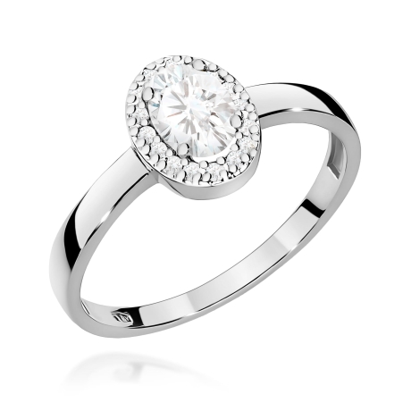 Przejdź do produktu Pierścionek BW0330 Diament Laboratoryjny 0,40ct białe złoto     