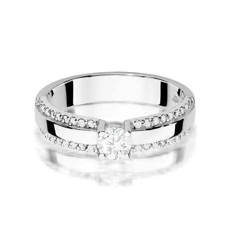 Przejdź do produktu Pierścionek BW0356 Diament Laboratoryjny 0,25ct białe złoto     
