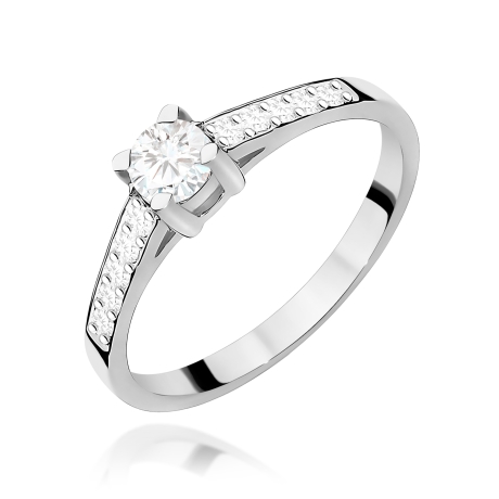 Przejdź do produktu Pierścionek BW0364 Diament Laboratoryjny 0,30ct białe złoto     