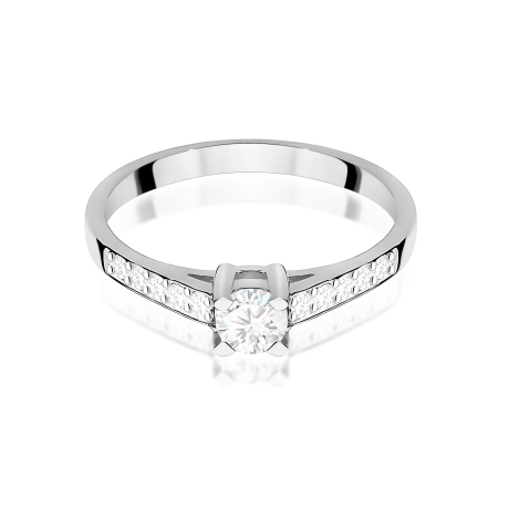 Przejdź do produktu Pierścionek BW0364 Diament Laboratoryjny 0,30ct białe złoto     