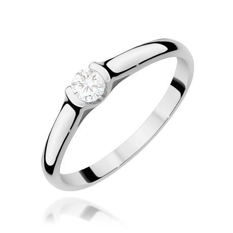 Przejdź do produktu Pierścionek BW0369 Diament Laboratoryjny 0,15ct białe złoto     