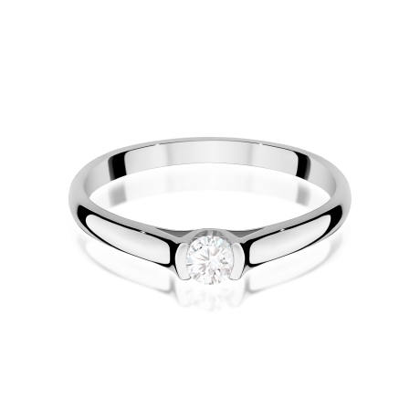 Przejdź do produktu Pierścionek BW0369 Diament Laboratoryjny 0,15ct białe złoto     