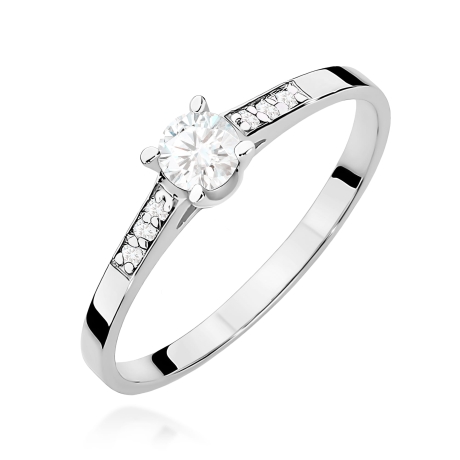 Przejdź do produktu Pierścionek BW0399 Diament Laboratoryjny 0,15ct białe złoto     